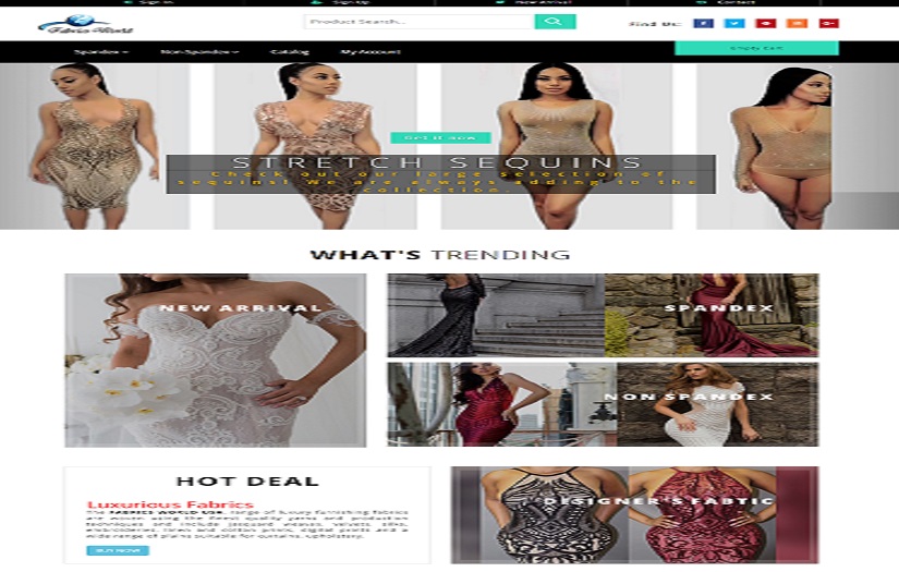 Fabrics world USA screenshot 1